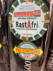 RastAfri Amazon 3X Braid 54" Pre-Stretched