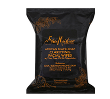 Load image into Gallery viewer, SheaMoisture African Black Soap Clarifying Facial Wipes
