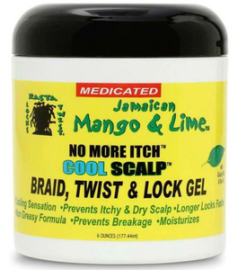 Jamaican Mango & Lime No More Itch Cool Scalp Braid, Twist, & Loc Gel