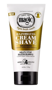 Magic Shave Razorless Cream Shave, Bald Head Smooth Head Maintenance