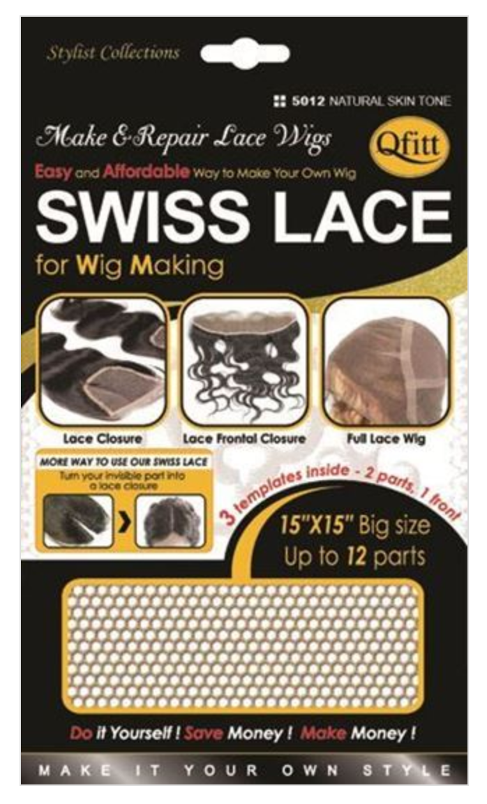 Qfitt Swiss Lace for Wig Making - Natural Skin Tone