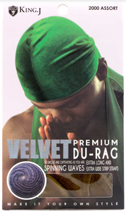 King.J Premium Velvet Du-Rag