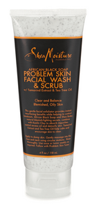 SheaMoisture African Black Soap Problem Skin Facial Wash & Scrub